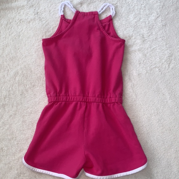 Nautica Girls Hot Pink Romper 6 VGUC - Picture 9 of 13